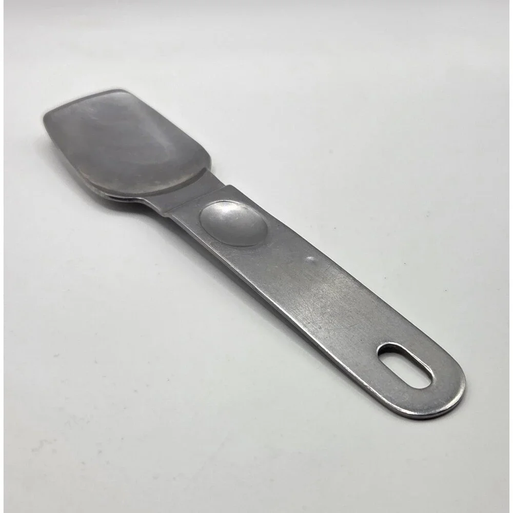 VTG 60s/70s Orleans Silver Japan Stainless Ice Cream Spade Shortening Scoop MCM